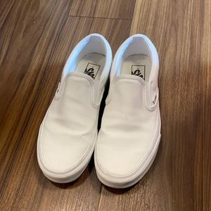 white vans (barely worn)